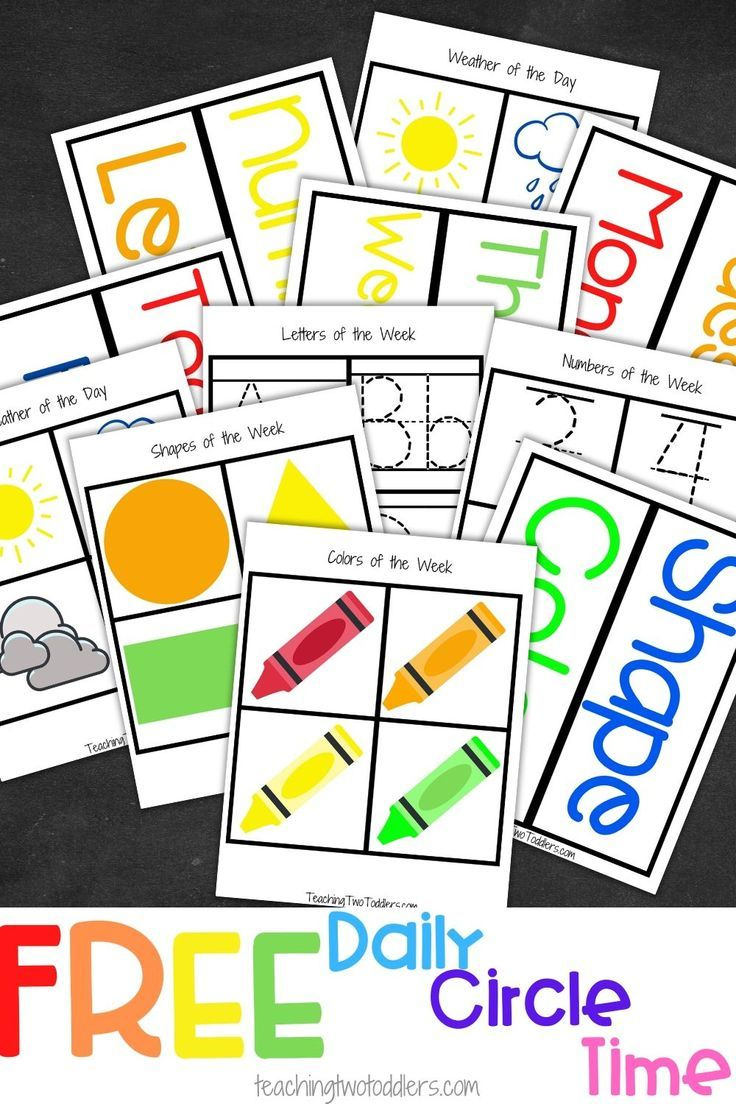 Free Circle Time For Preschool intended for Circle Time Board Free Printables