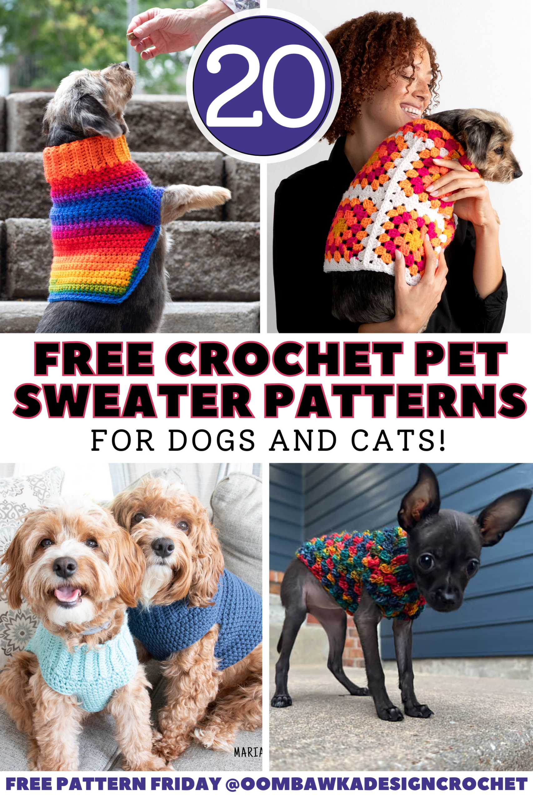 Free Crochet Pet Sweater Patterns For Dogs inside Free Printable Crochet Dog Sweater Patterns
