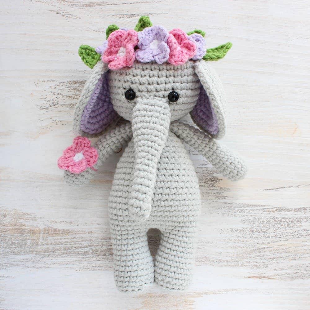 Free Cuddle Me Elephant Crochet Pattern - Amigurumi Today intended for Free Printable Elephant Crochet Patterns
