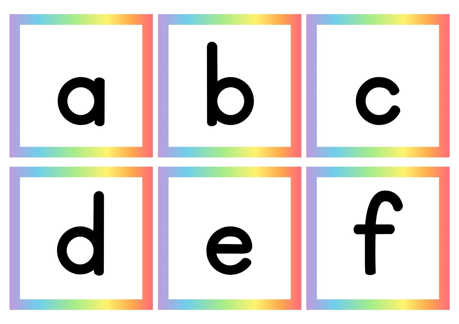 Free Customizable Alphabet Flashcard Templates | Canva with regard to Free Printable Printable Lowercase Alphabet Flash Cards
