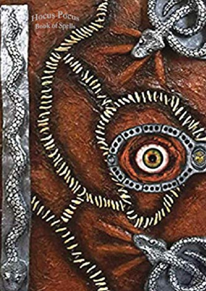 Free Download [Pdf] Hocus Pocus Book Of Spells: Dotted Pages with Hocus Pocus Book Cover Printable