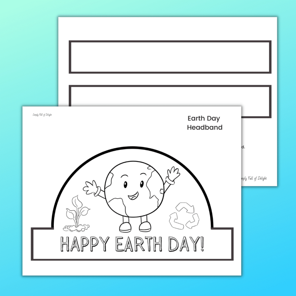 Free Earth Day Hat Printable For Kids - Simply Full Of Delight regarding Earth Day Hat Printable