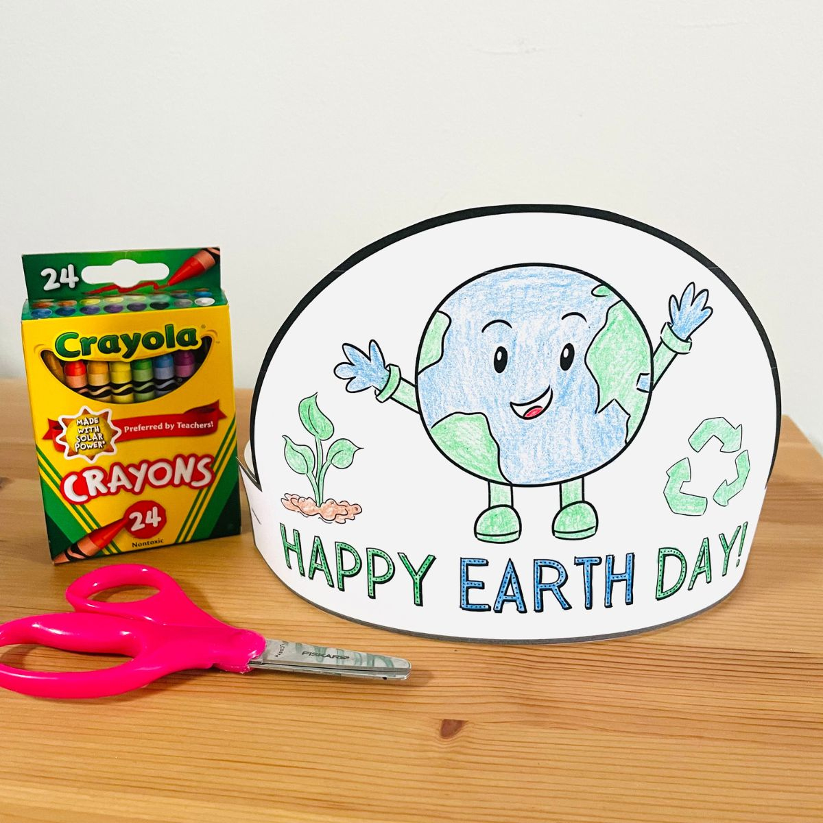 Free Earth Day Hat Printable For Kids - Simply Full Of Delight with regard to Earth Day Hat Printable