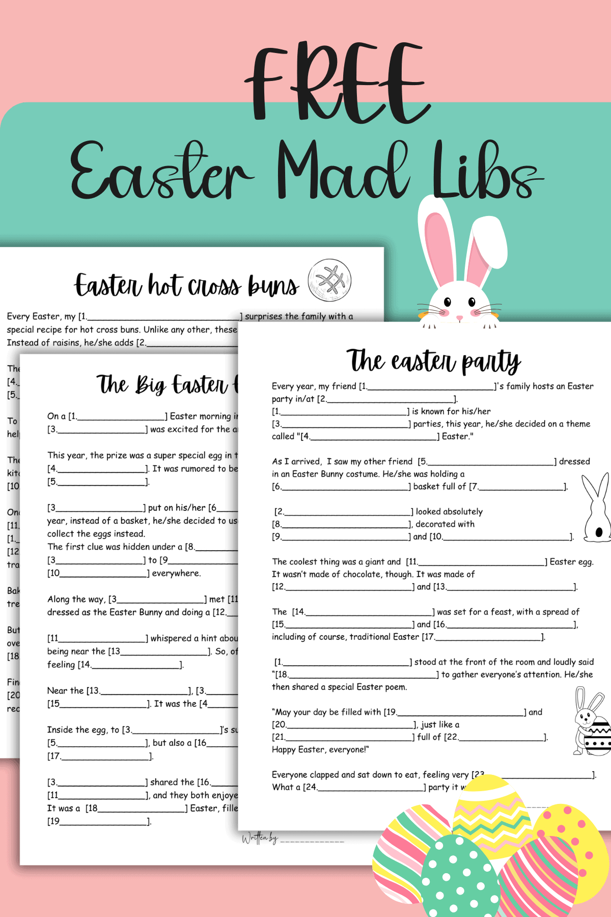 Free Easter Mad Libs - Love And Laugh Games pertaining to Easter Mad Libs Printable