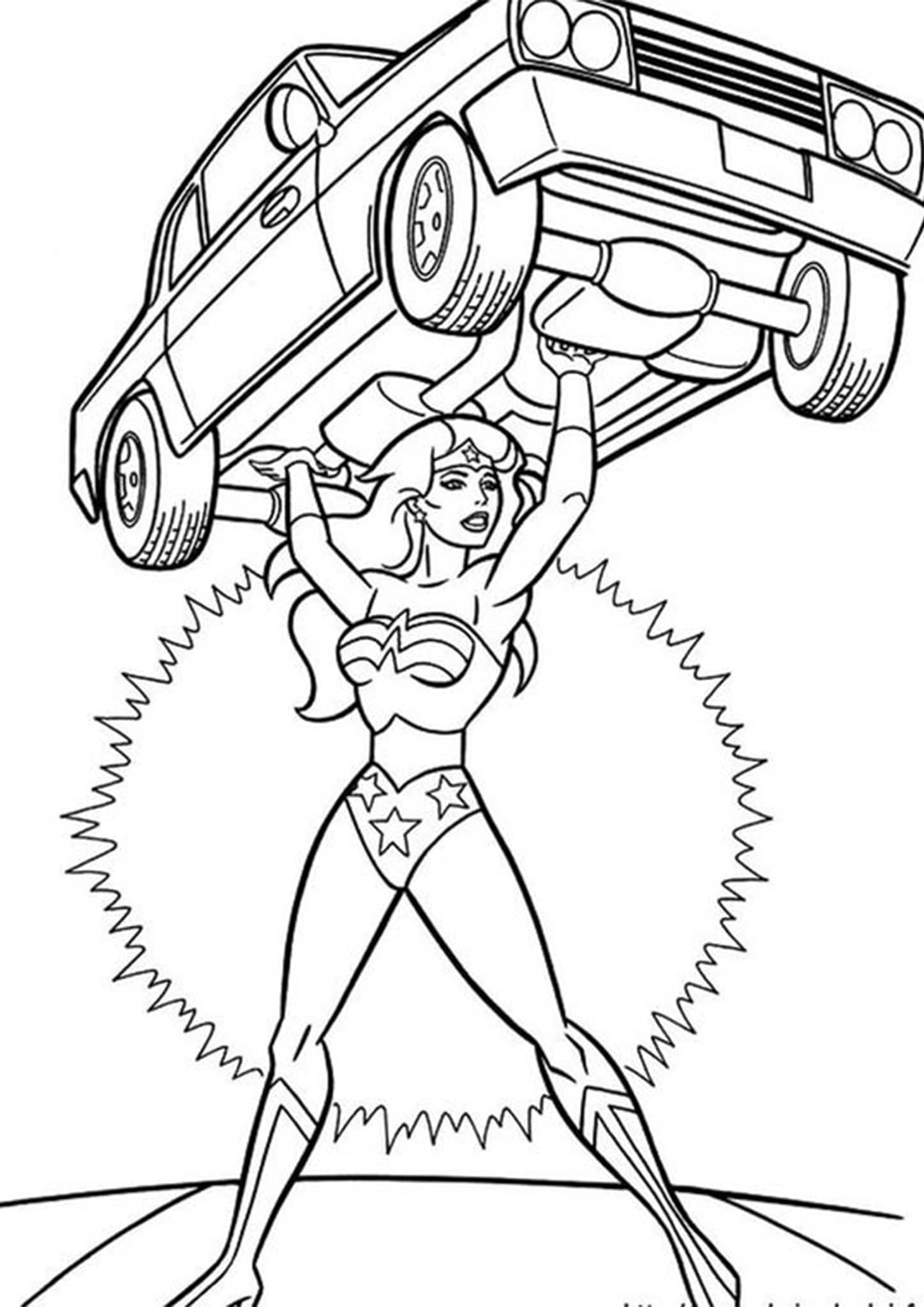 Free &amp;amp; Easy To Print Wonder Woman Coloring Pages - Tulamama within Free Wonder Woman Printables