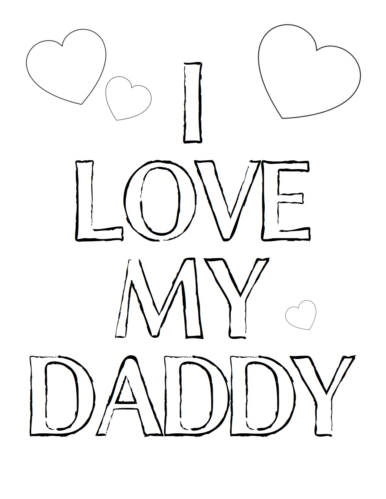 Free Fathers Day Printables And More! - The Diy Village within I Love Dad Printables