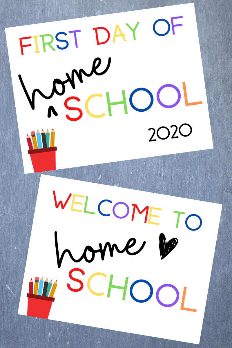Free First Day Of Homeschool Printable Set | Sunny Day Family with First Day Of Homeschool Printables