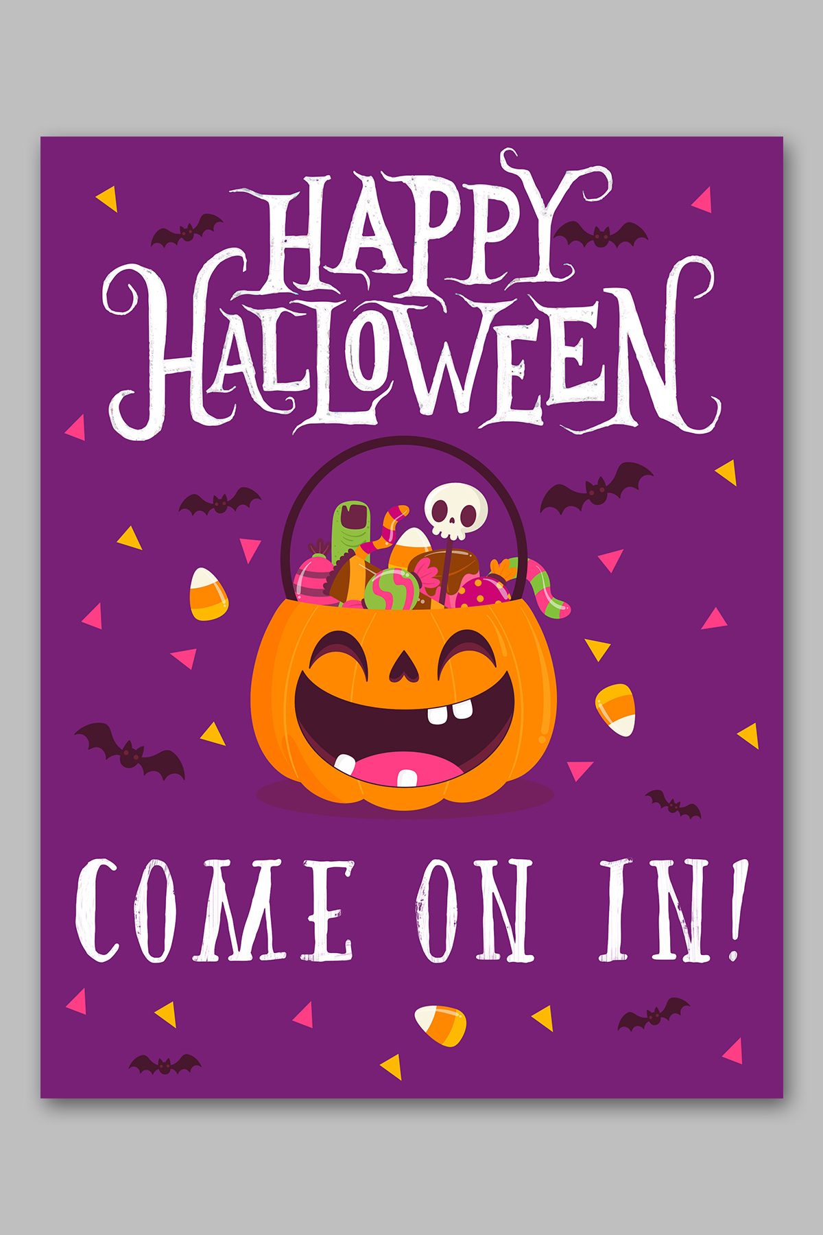 Free Halloween Candy Printable Sign Set: No Sign Up Needed in Free Printable Halloween Candy Sign