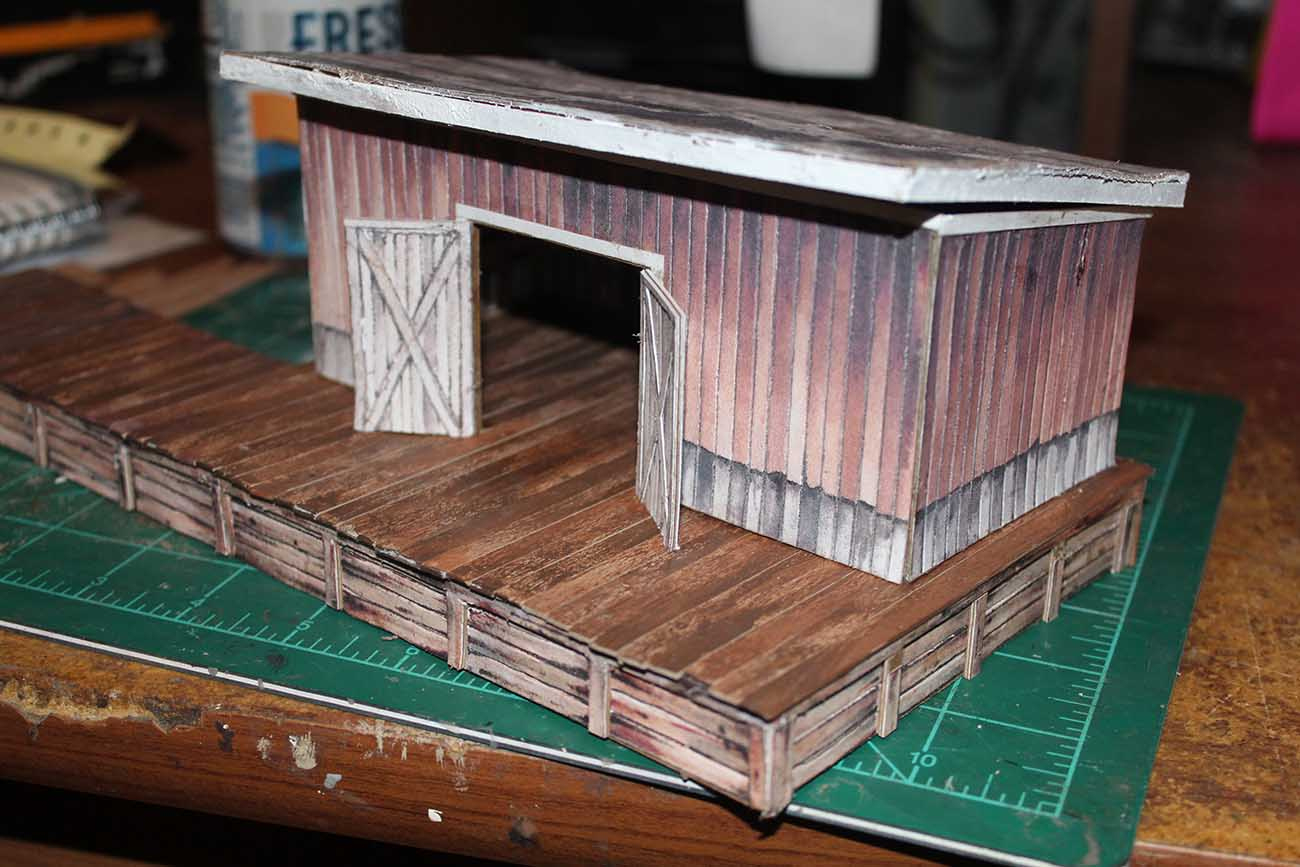 Free Ho Scale Cardstock Buildings - Model Railroad Layouts in Free Printable Ho Scale Scratch Building Plans