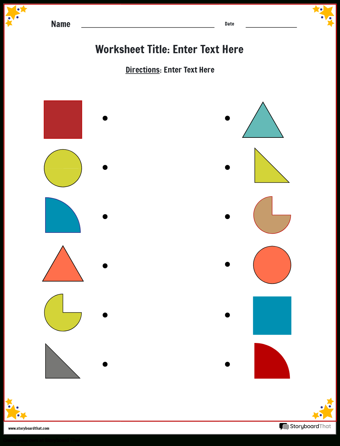 Free Matching Shapes Worksheetsstoryboard That in Free Printable Matching Shapes Worksheets