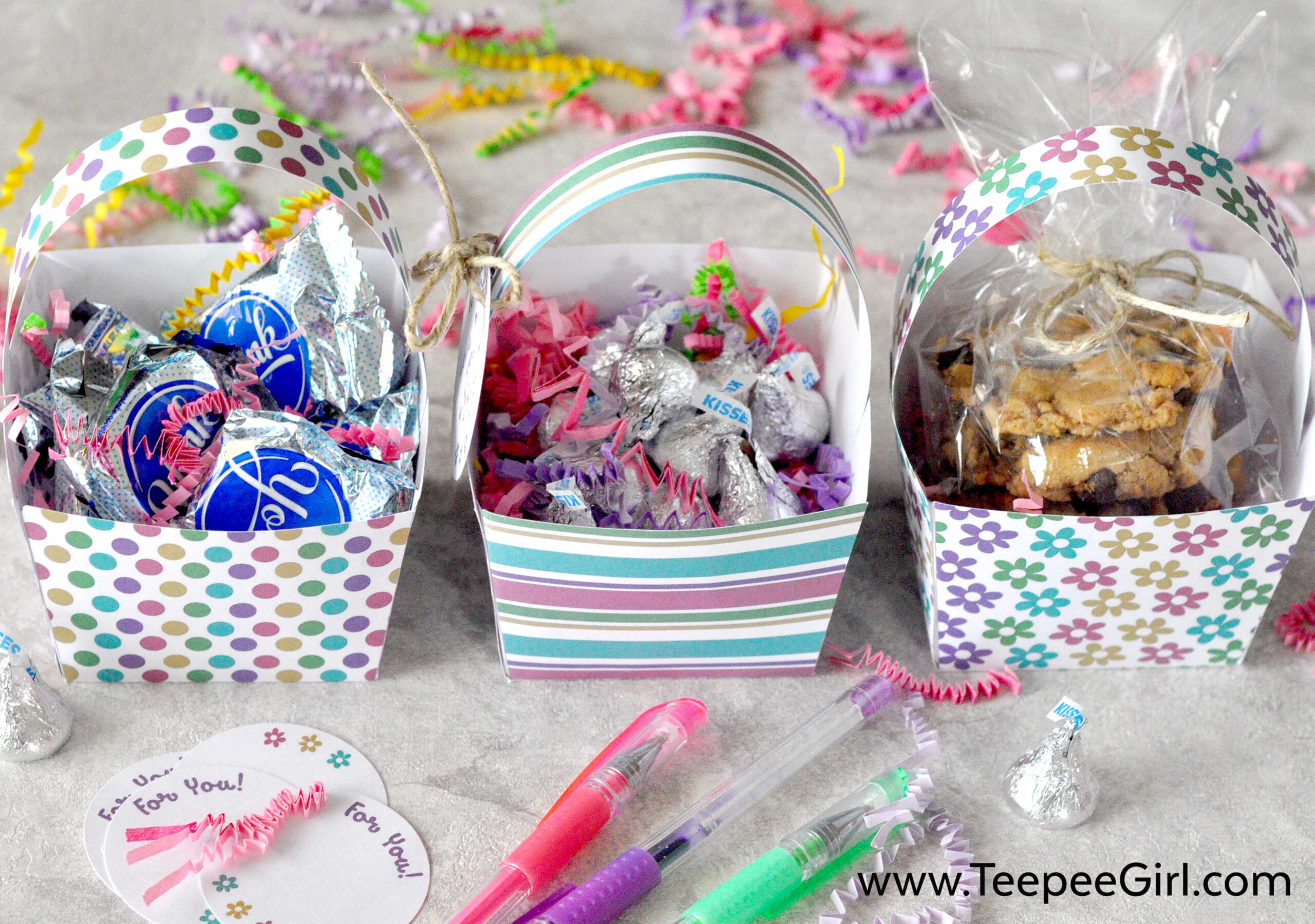 Free May Day Spring Basket Printables (+ Gift Tags) pertaining to Printable May Day Baskets