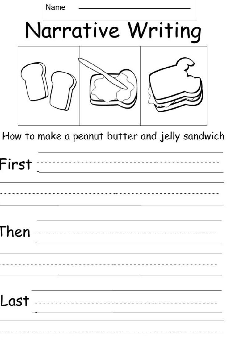 Free Narrative Writing - Kindermomma with regard to Writing Worksheets Printable For Elementary