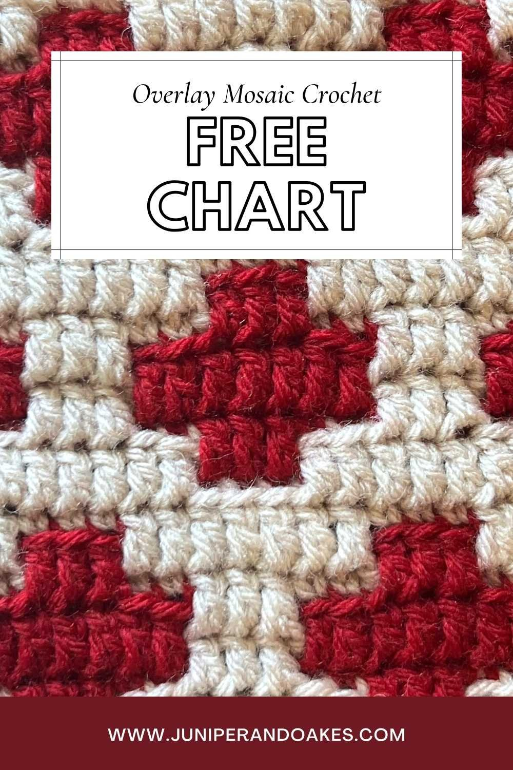Free Overlay Mosaic Crochet Chart - Hygge Cross - Mosaic Nordic pertaining to Printable Mosaic Crochet Patterns Free