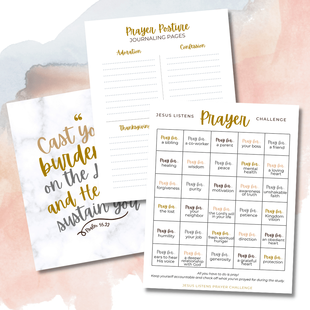 Free Prayer Journal Pages within Prayer Journal Printables Free