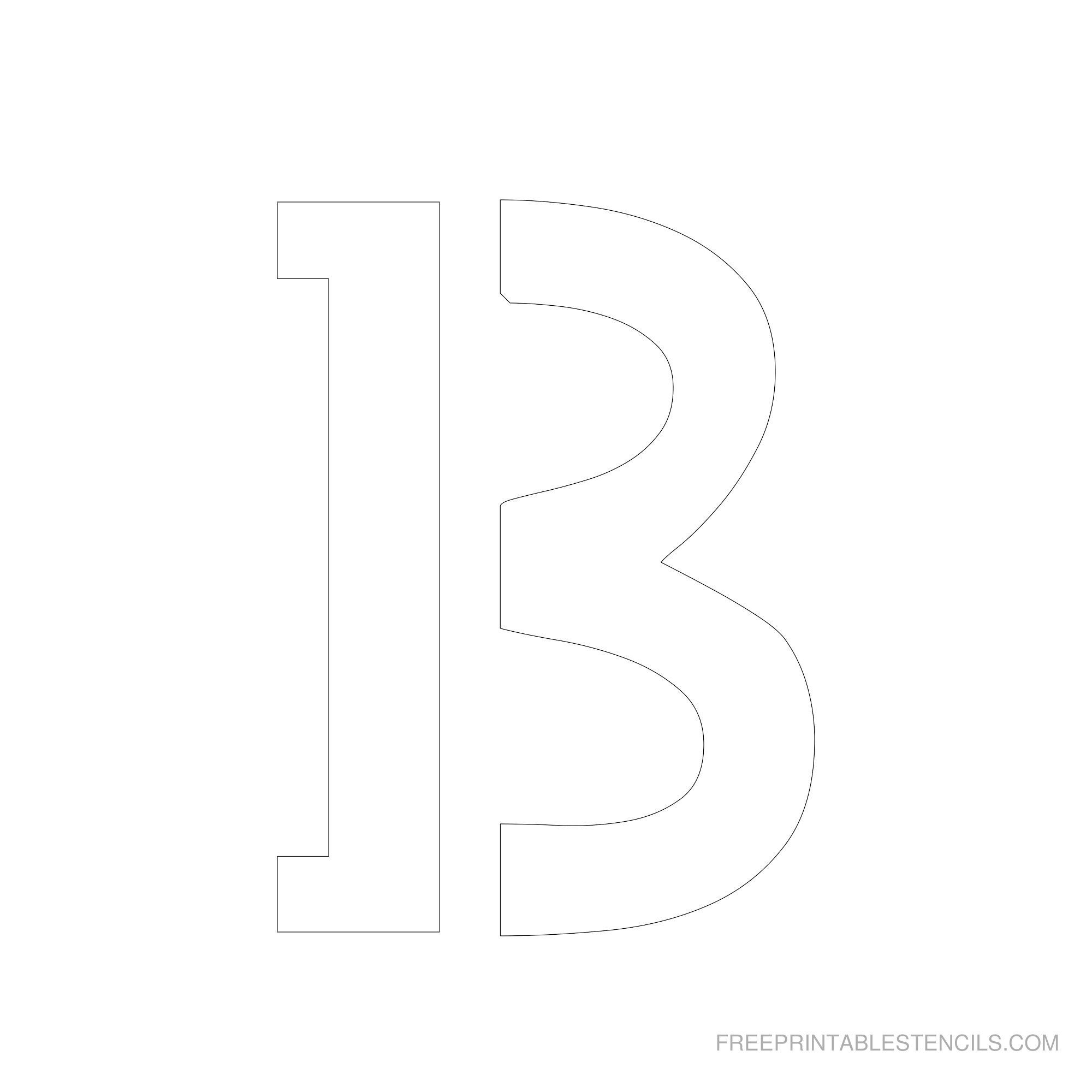 Free Printable 6 Inch Letter Stencils A-Z - Worksheets Library intended for 6 Inch Letter Stencils Printable Free