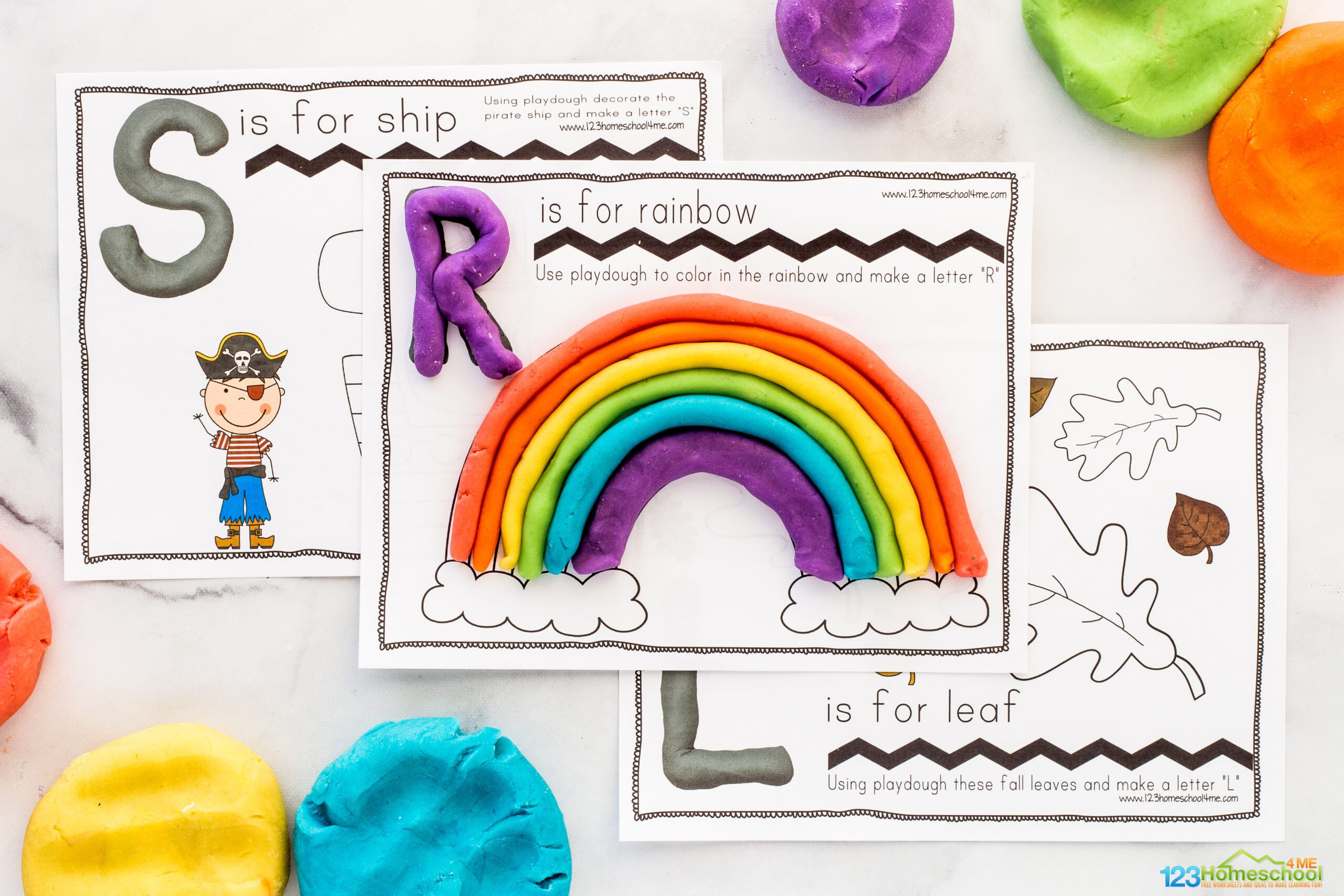 Free Printable A To Z Letter Playdough Mats throughout Printable Alphabet Free Alphabet Playdough Mats