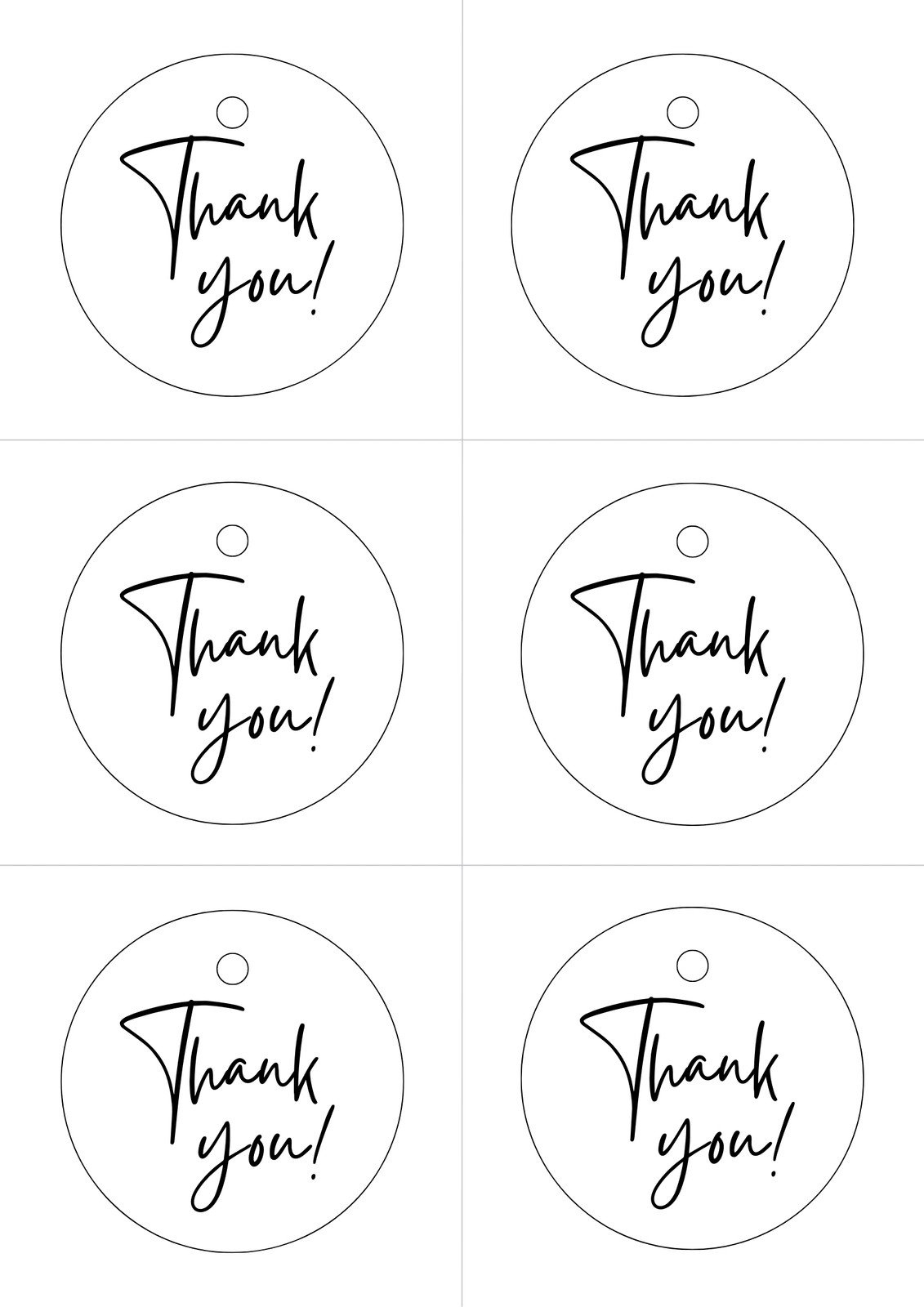 Free, Printable And Customizable Gift Tag Templates | Canva regarding Free Thank You Tags Printable