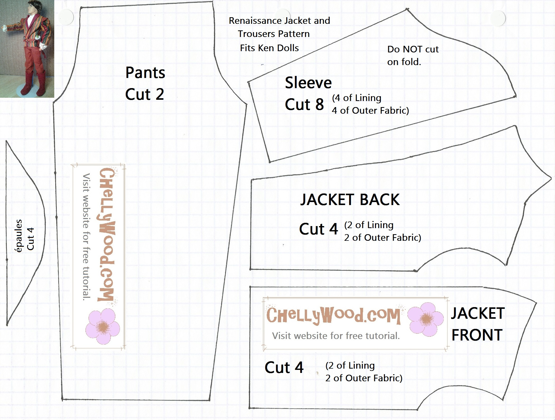 Free Printable Barbie Doll Clothes Patterns - Free Doll Clothes with regard to Pdf Free Printable Ken Doll Clothes Patterns