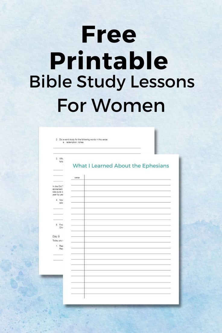 Free Printable Bible Study Lessons For Women throughout Free Printable Ladies Bible Study Lessons