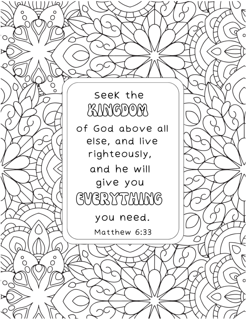 Free Printable Bible Verse Coloring Pages - Out Upon The Waters pertaining to Free Printable Bible Studies For Senior Adults