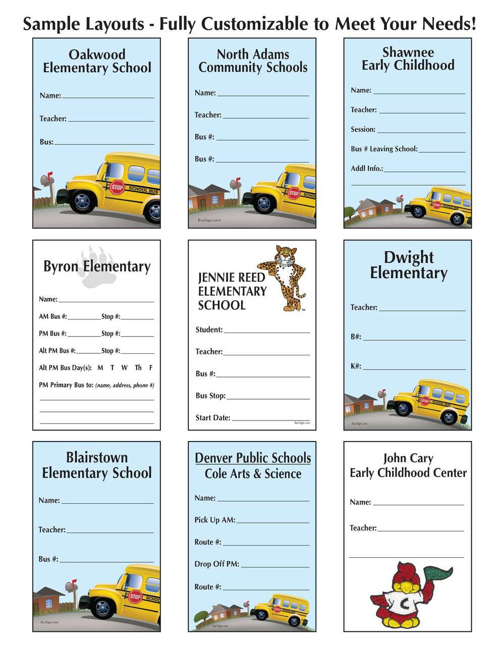 Free Printable Bus Tags For Students, Download Free Printable Bus in Printable Bus Tags For Backpacks