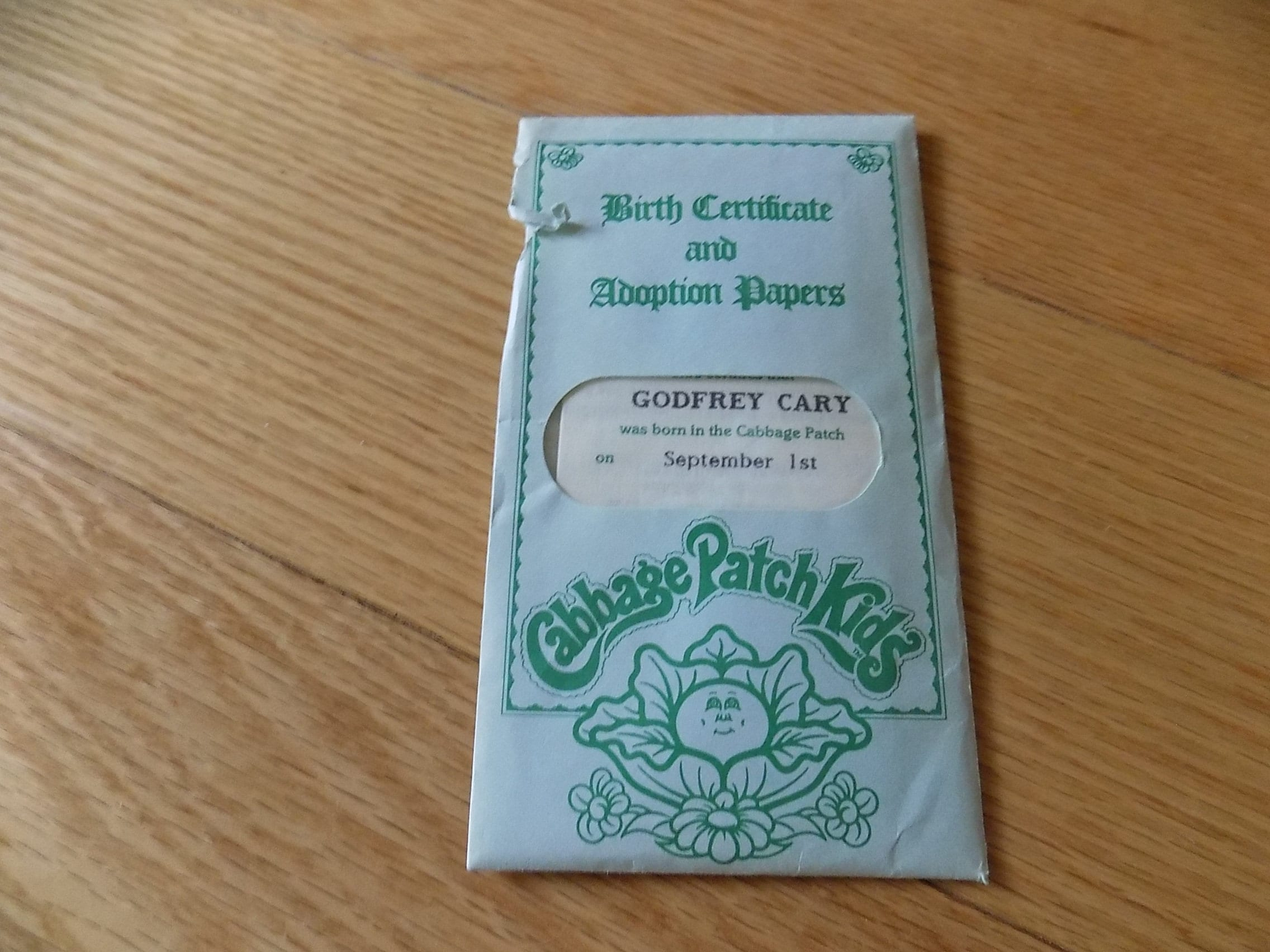 Free Printable Cabbage Shoponline Patch Birth Certificate for Free Printable Cabbage Patch Birth Certificate