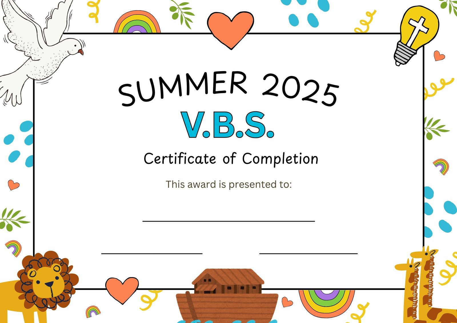 Free Printable Certificate Templates You Can Customize | Canva pertaining to Free Printable Vbs Certificate Template