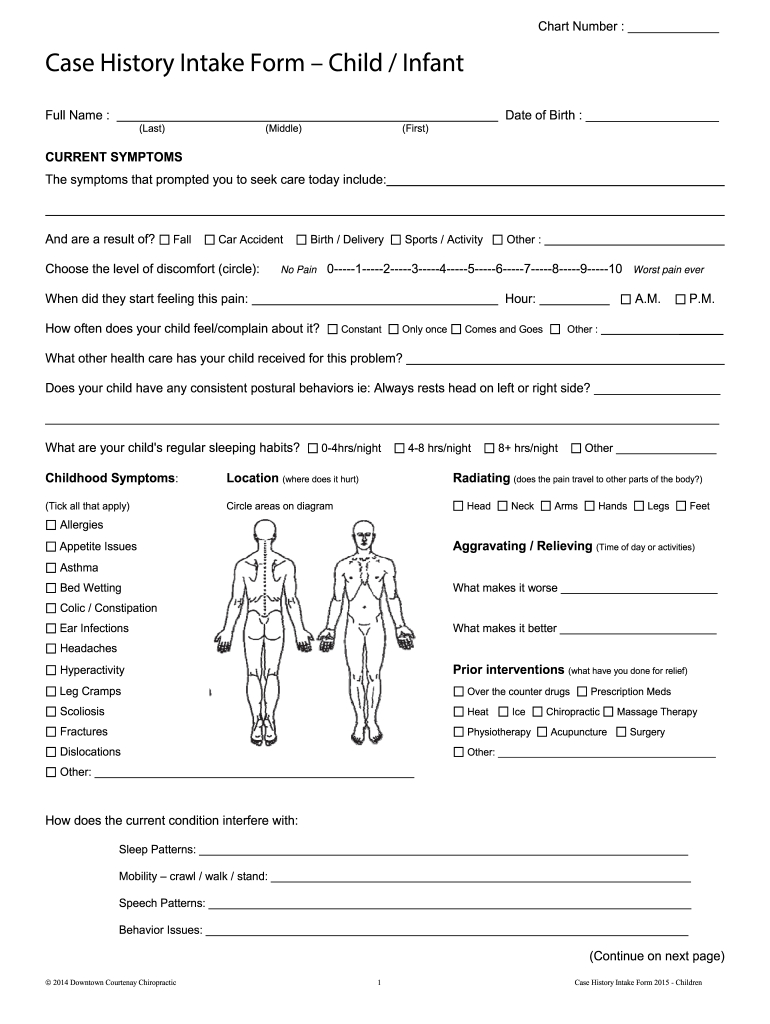 Free Printable Chiropractic New Patient Forms: Fill Out &amp;amp; Sign throughout Free Printable Chiropractic New Patient Forms