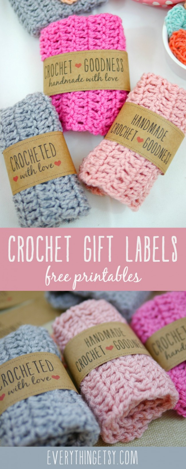 Free Printable Crochet Tags - Printable Party Favors for Free Printable Crochet Labels