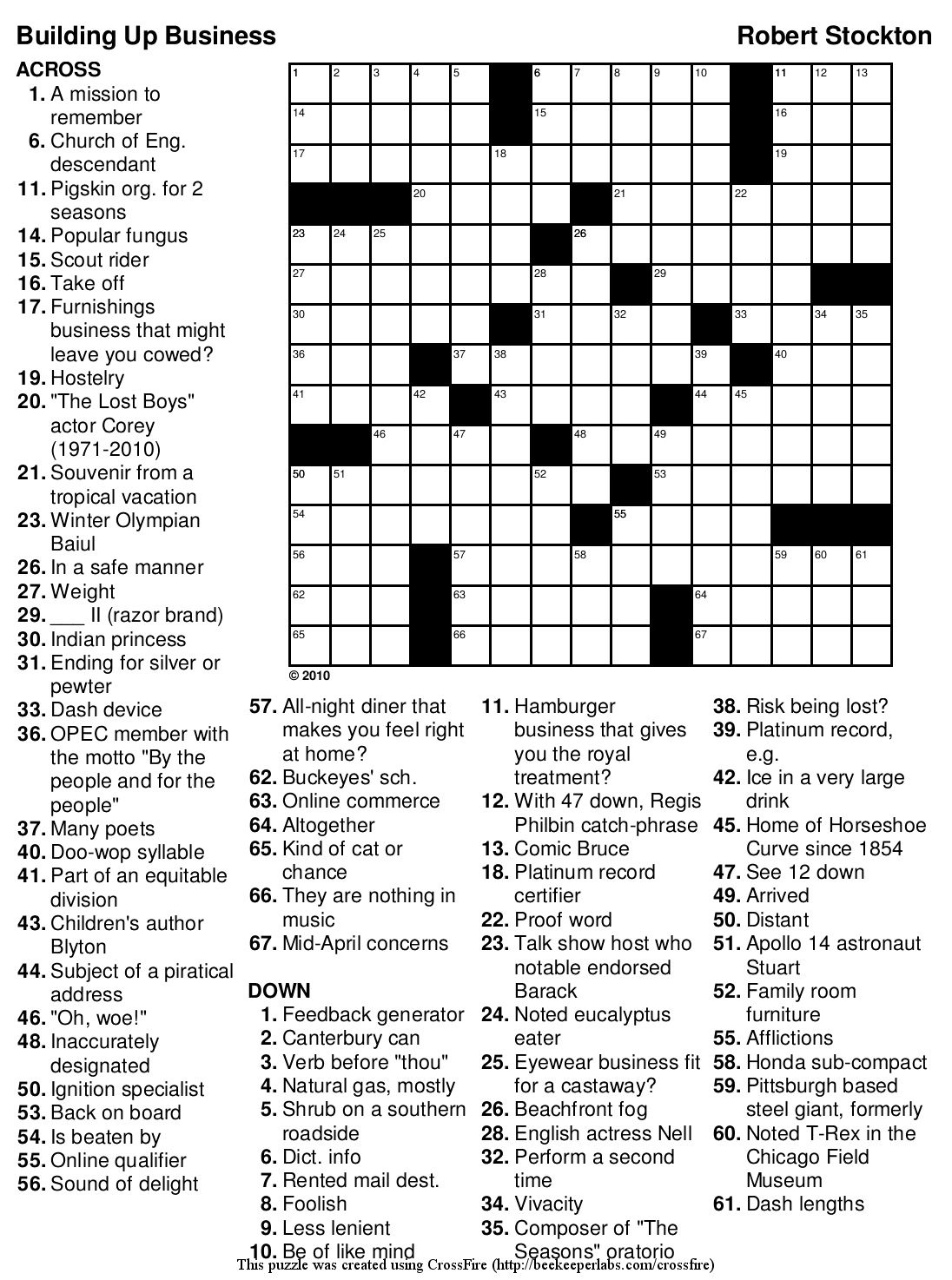Free Printable Crossword Puzzles Usa Today - Worksheets Library inside Free Printable Crossword Puzzles Usa Today