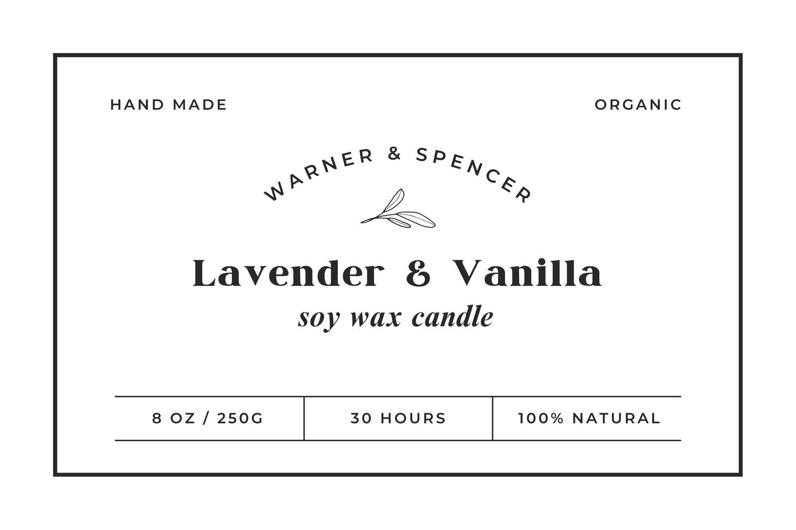 Free Printable Custom Candle Label Templates | Canva for Free Printable Candle Label Templates
