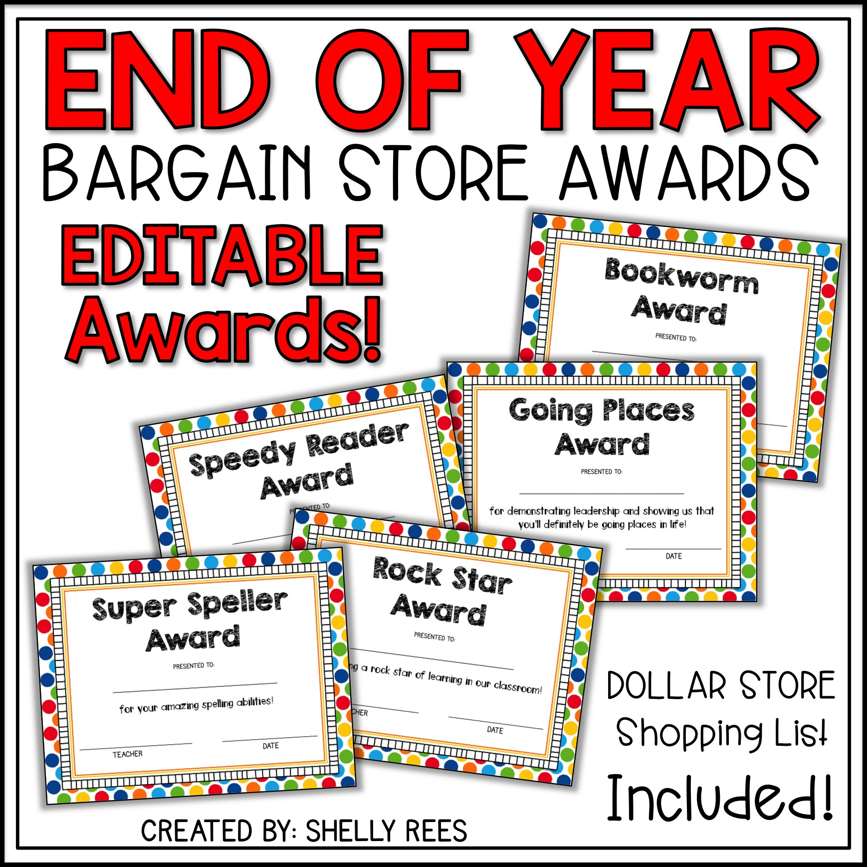 Free Printable End Of The Year Awards For Students - Printable regarding Free Printable End of the Year Awards For Students