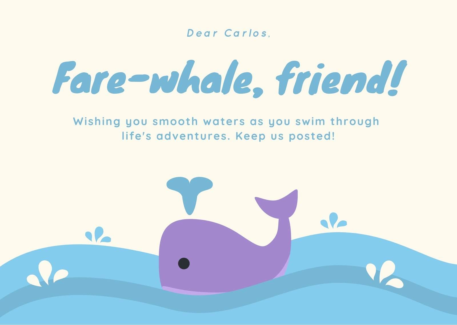 Free, Printable Farewell Card Templates To Personalize Online | Canva regarding Free Printable Funny Goodbye Cards