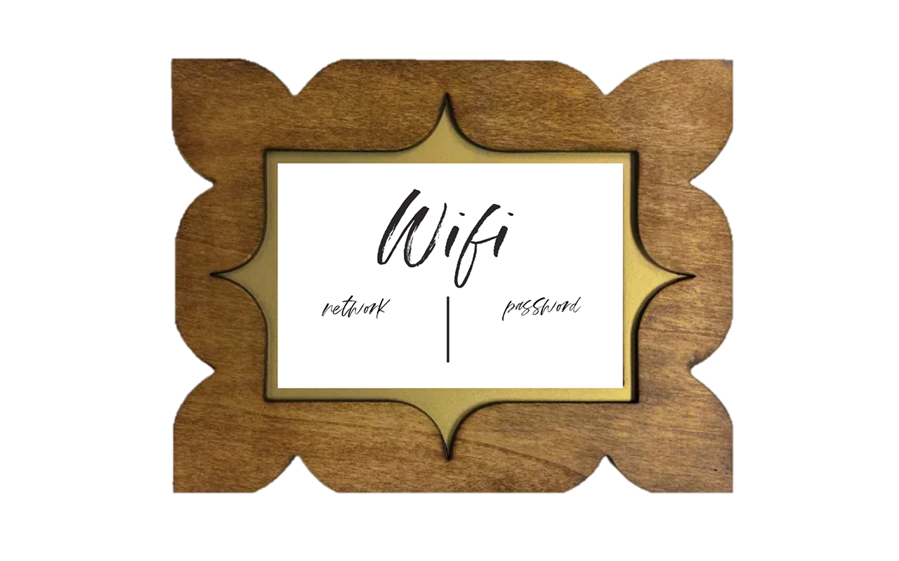 Free Printable For Your Wifi Password In Your Airbnb for Wifi Password Printable 4x6 Free