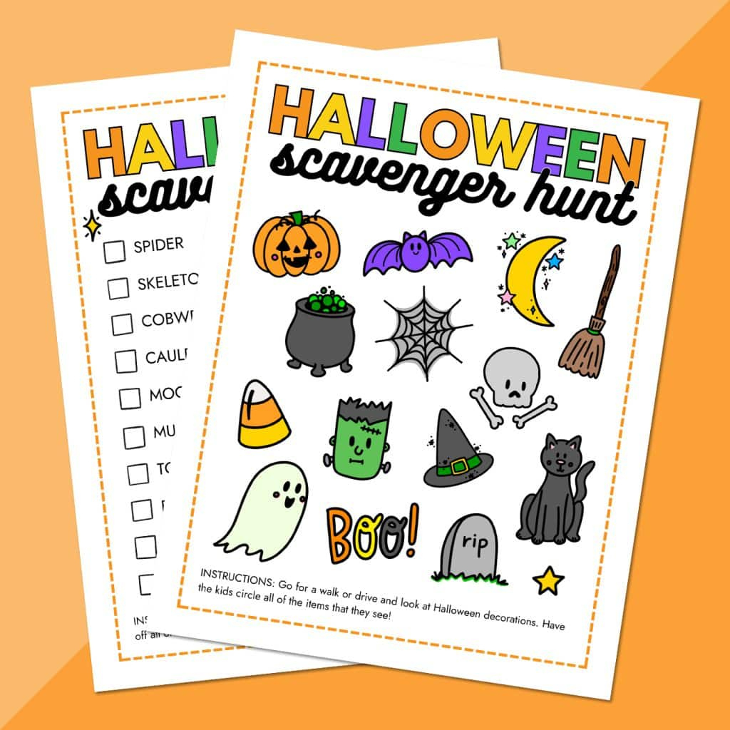 Free Printable Halloween Scavenger Hunt For All Ages - Pineapple with regard to Halloween Scavenger Hunt Printable Free
