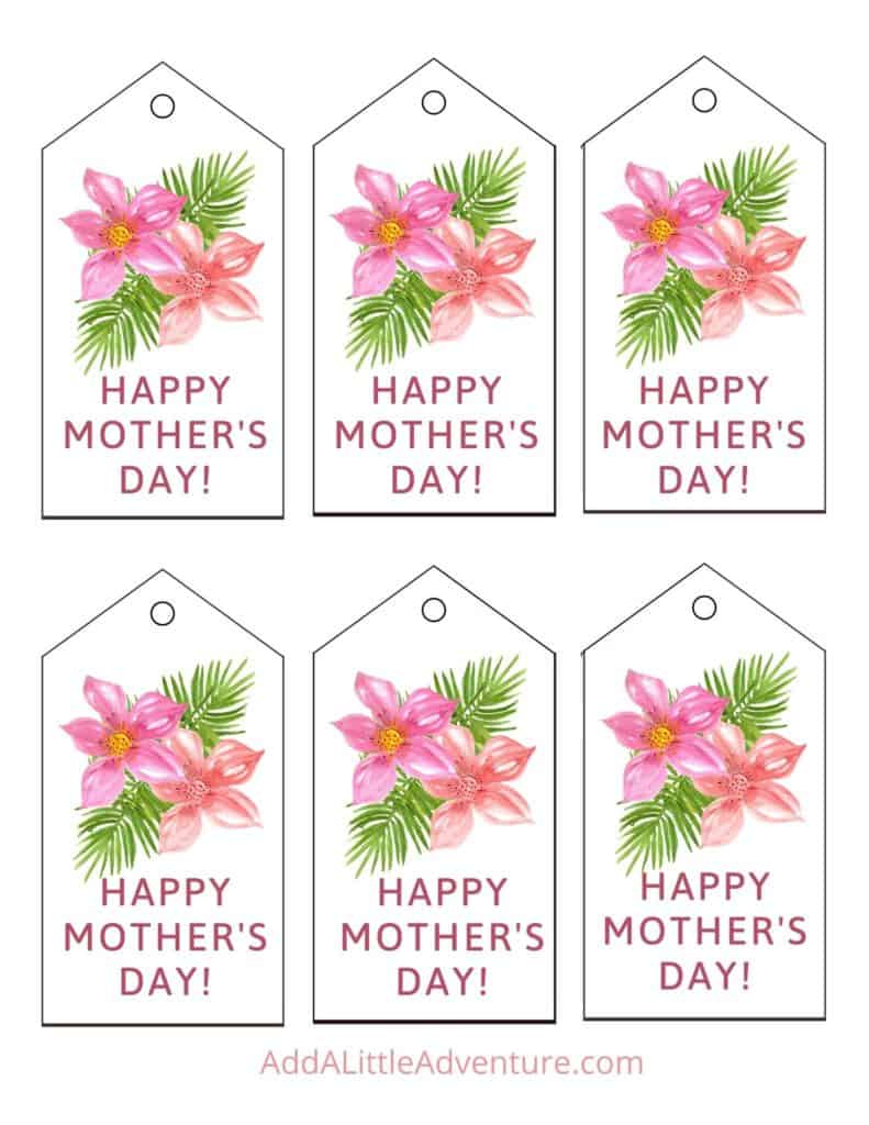 Free Printable Happy Mothers Day Tags To Print - Printable Party throughout Free Printable Happy Mothers Day Tags To Print