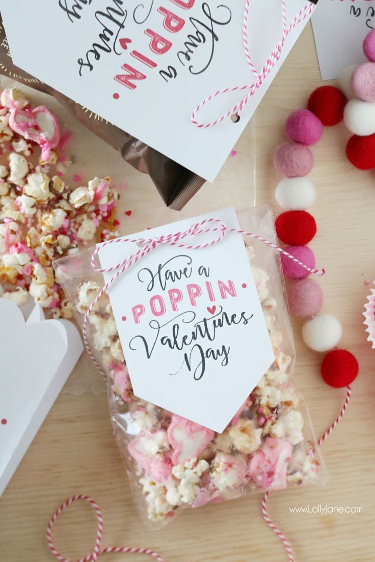 Free Printable &amp;quot;Have A Poppin&amp;#039; Valentines Day&amp;quot; Tag Popcorn Mix regarding Popcorn Valentine Printable Free