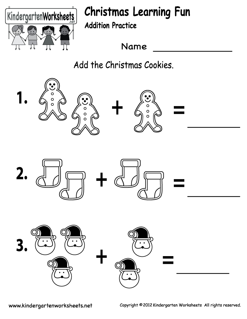 Free Printable Holiday Worksheets | Free Christmas Cookies within Printable Kindergarten Holiday Worksheets