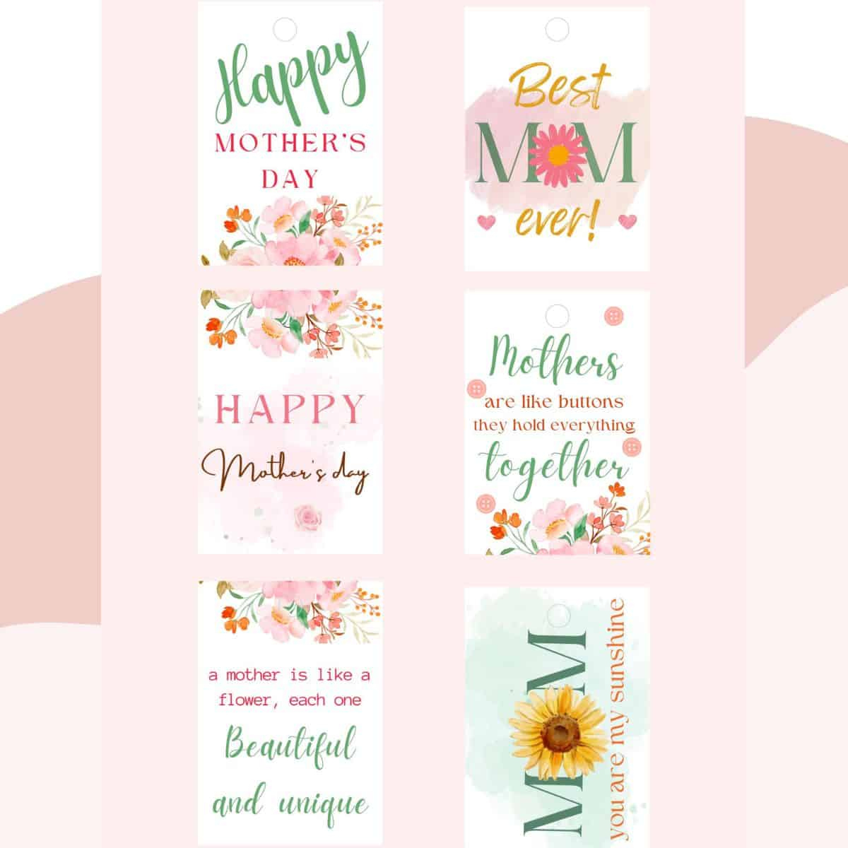 Free Printable Mother&amp;#039;S Day Gift Tags - Chalking Up Success! with Free Printable Mothers Day Tags