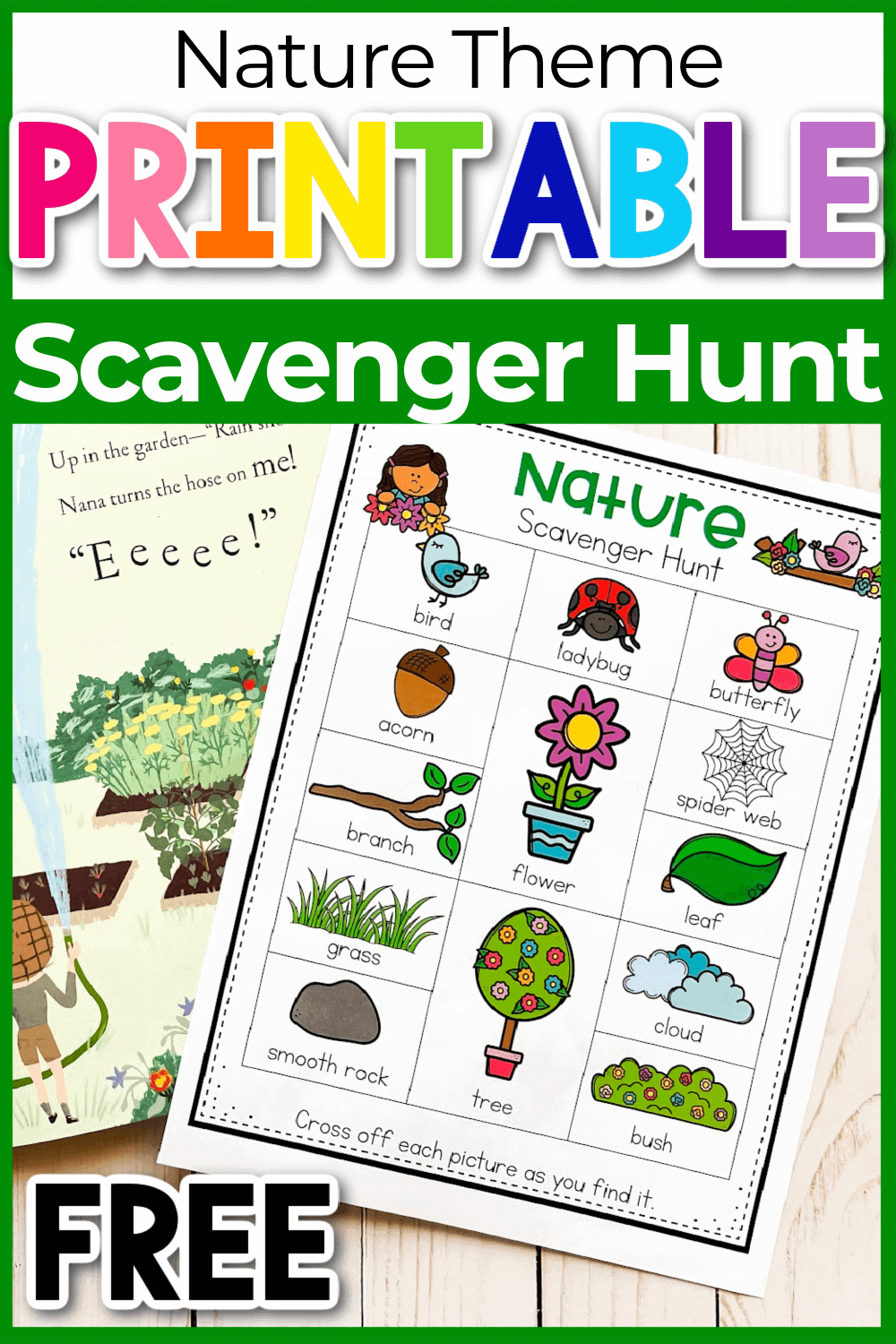 Free Printable Nature Scavenger Hunt For Kids within Free Printable Nature Scavenger Hunt