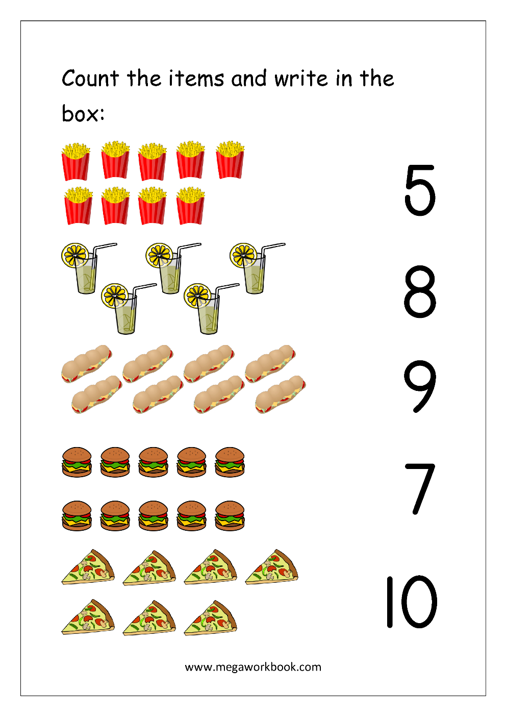 Free Printable Number Matching Worksheets For Kindergarten And with regard to Number Match Worksheet Printable