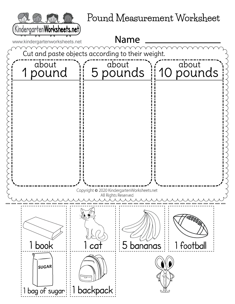 Free Printable Pound Measurement Worksheet regarding Pound Measurement Worksheet Printable