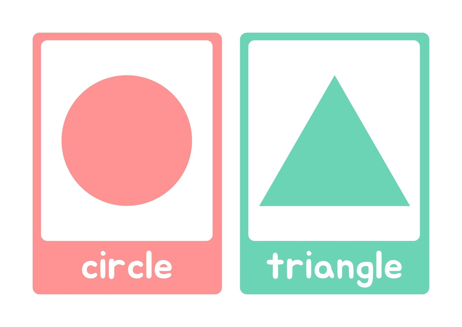 Free Printable Shapes Flashcards Templates | Canva with regard to Free Printable Shapes Flash Cards