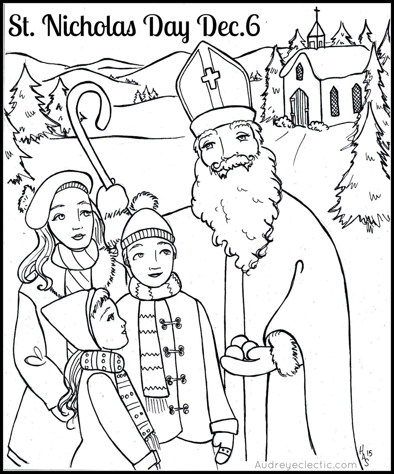 Free Printable: St. Nicholas Day! – Sleightholm Folk Art inside Free St Nicholas Printables