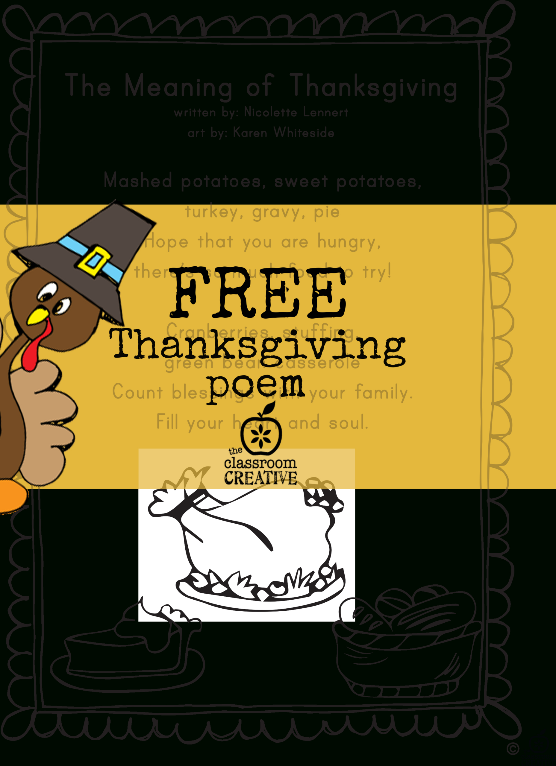 Free Printable Thanksgiving Poem For Kids with Free Thanksgiving Poems Printables