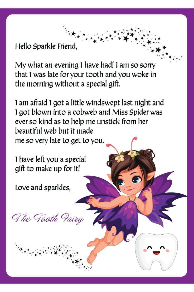 Free Printable Toothfairy Apology Letter intended for Free Printable Tooth Fairy Apology Letter Printable