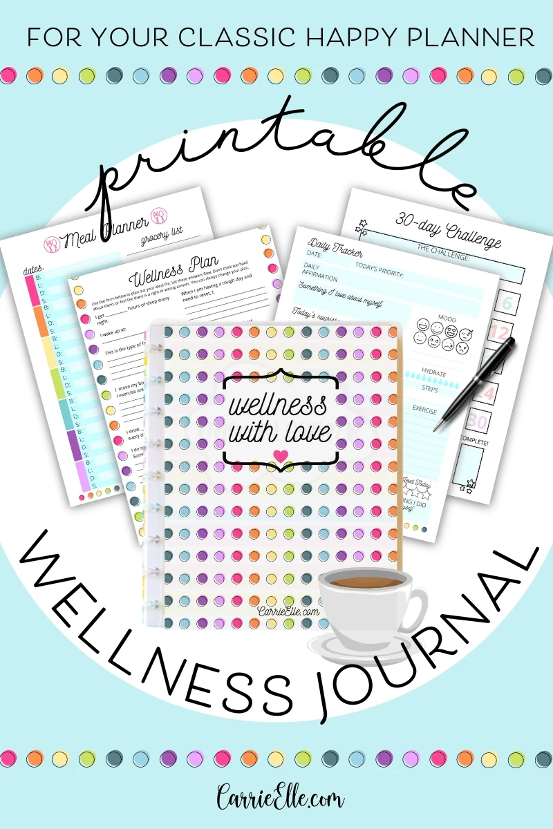 Free Printable Wellness Planner Inserts For Classic Happy Planner regarding Happy Planner Printable Free