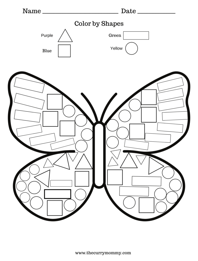 Free Printable Worksheets For Kids - The Curry Mommy with Printable Worksheets For Kids