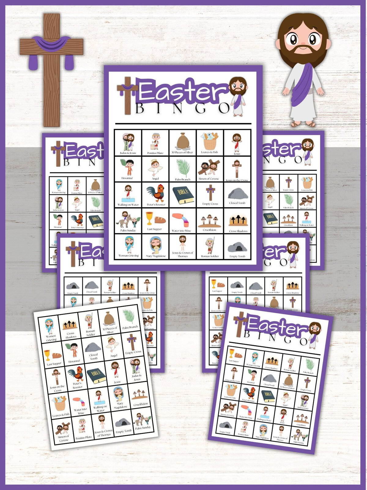 Free Religious Easter Bingo Printable! | Healing Home inside Free Printable Christian Easter Bingo Cards