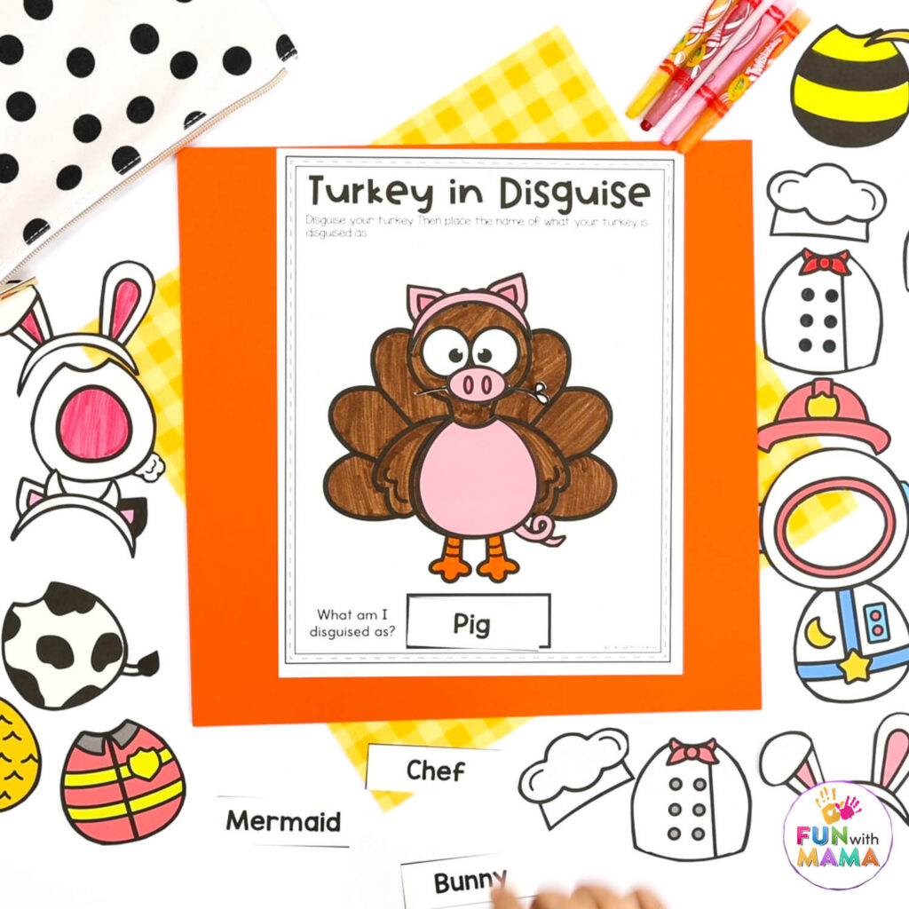 Free Turkey In Disguise Project Template with regard to Free Printable Turkey in Disguise Printable Outfits